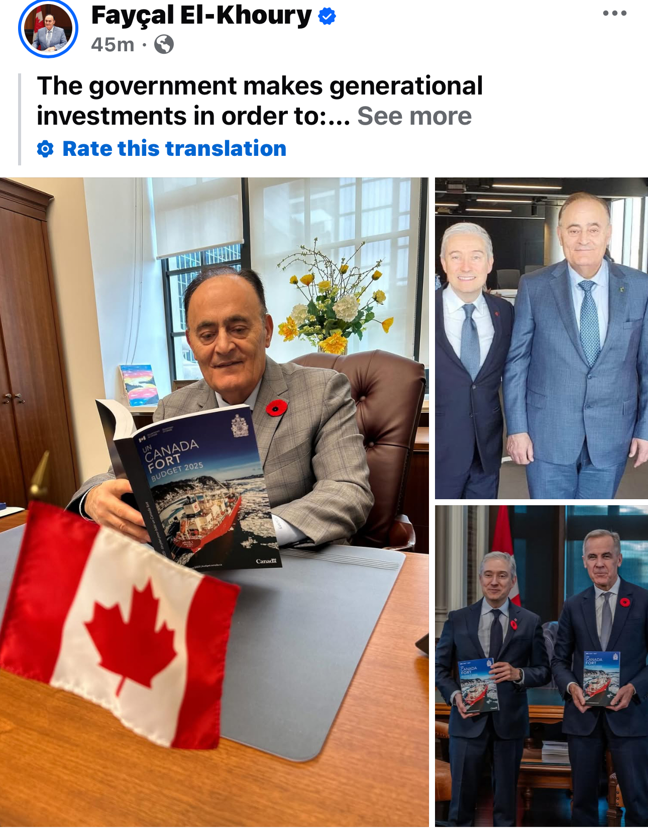 النائب فيصل الخوري يشرح رؤية الحكومة لـ”الاستثمارات الجيلية” لبناء كندا قوية أمام التحديات الاقتصادية